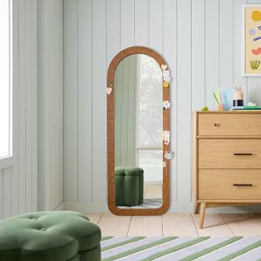 Cork Arched Floor-Length Wall Mirror | West Elm (US)