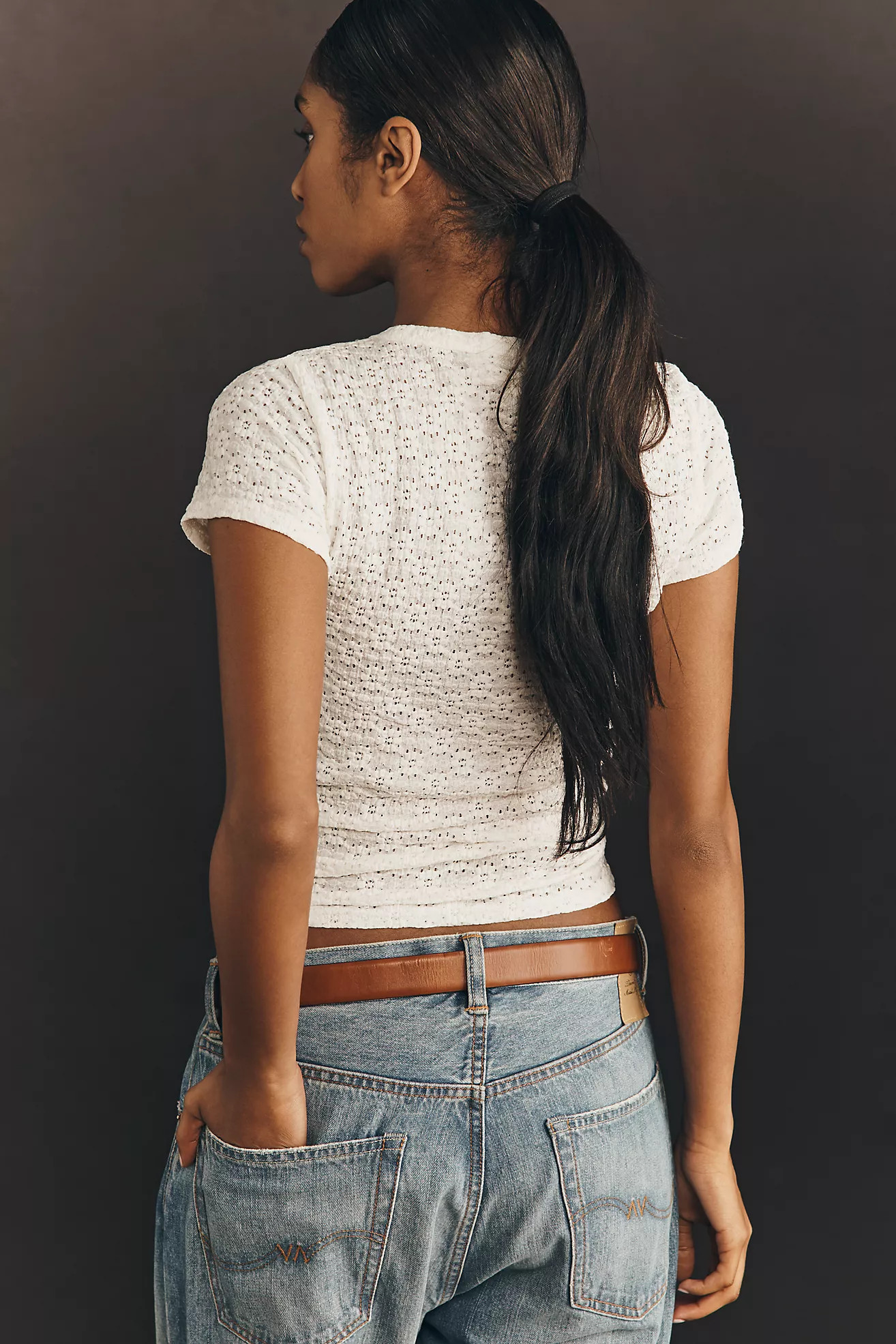 LSPACE Lily Rose Cotton Tee | Anthropologie (US)
