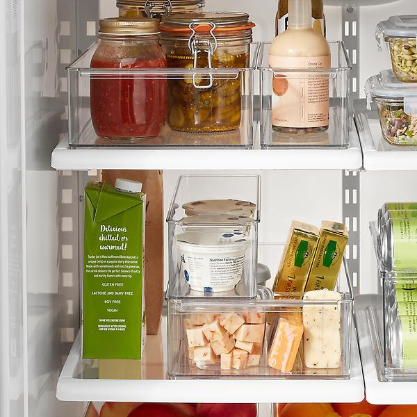 Everything Organizer Stacking Fridge Bins Set of 4 | The Container Store