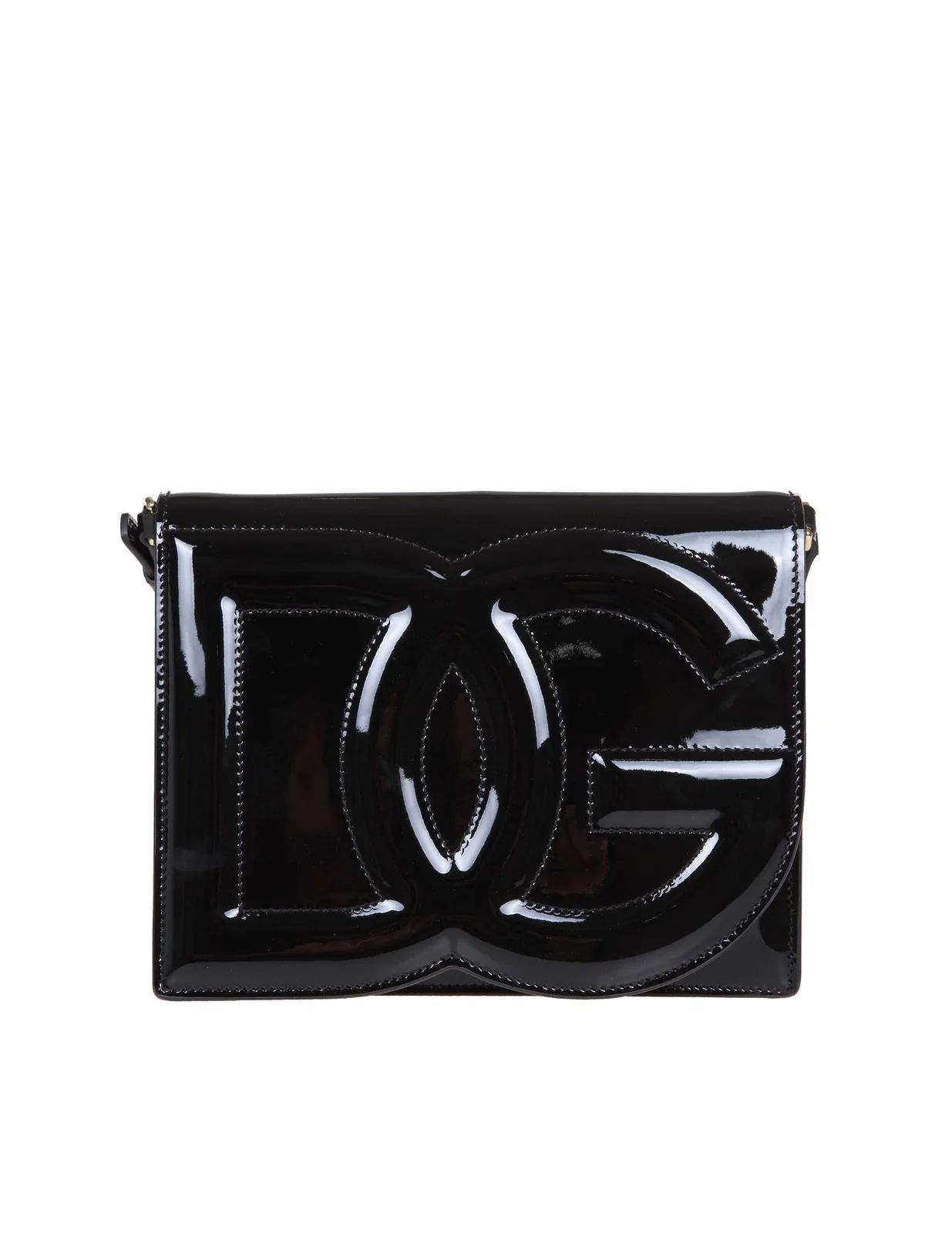 Dolce & Gabbana Logo Embossed Crossbody Bag | Cettire Global