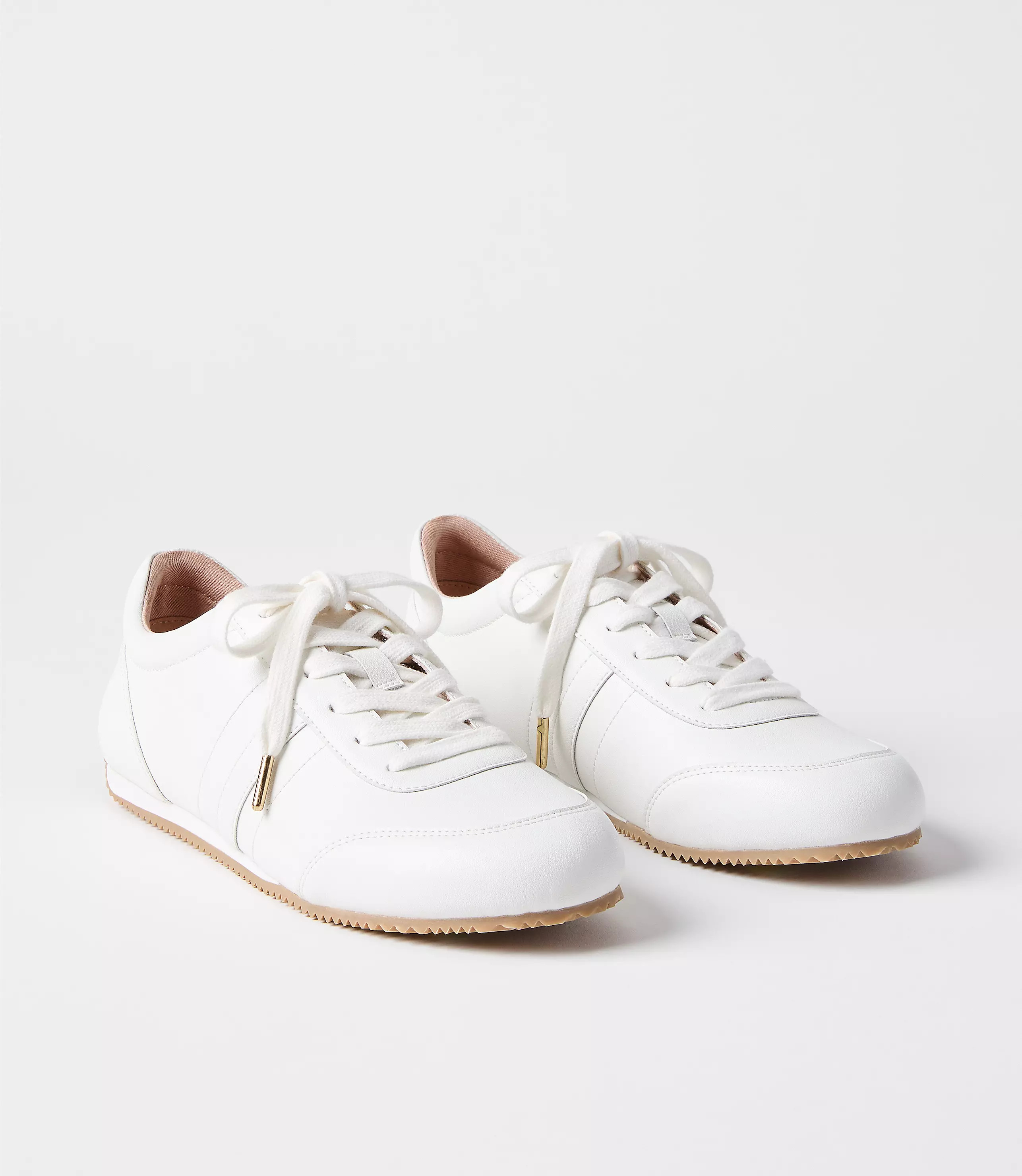 LOFT Versa Leather Sneakers | LOFT