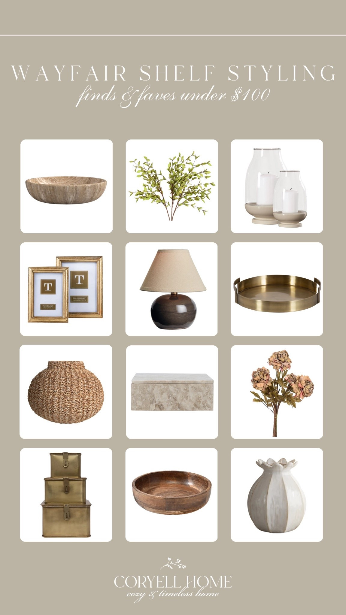 Wayfair shelf styling 🤎 Finds & favorites under $100! 🙌🏻

#LTKSpringSale #LTKHome #LTKSeasonal