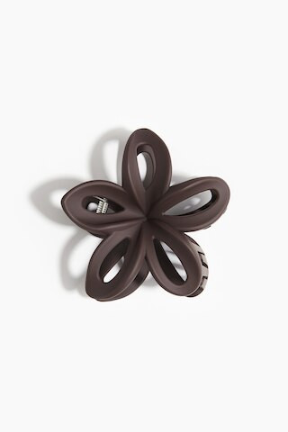 H & M - Flower-shaped hair claw - Brown | H&M (UK, MY, IN, SG, PH, TW, HK)