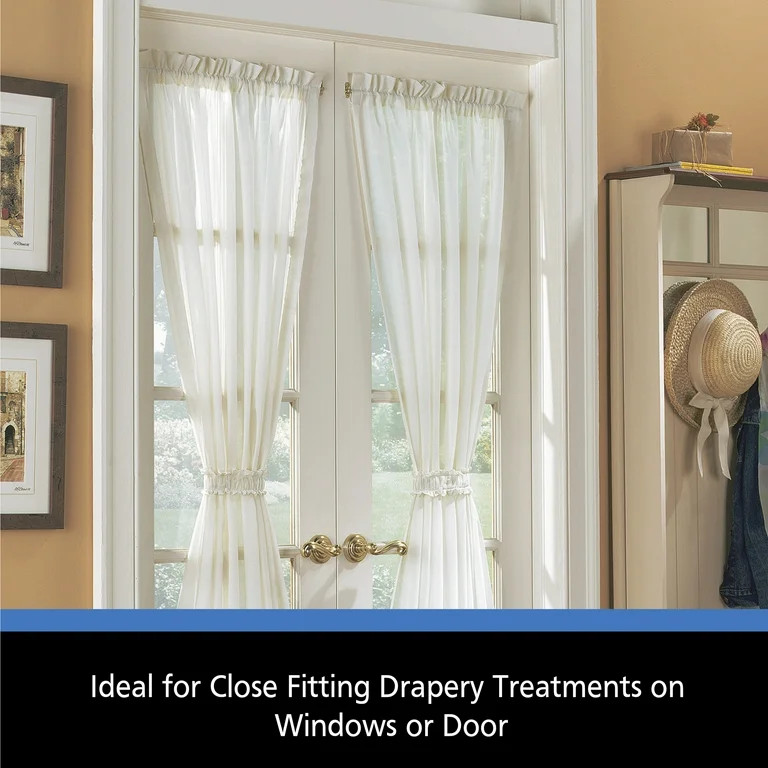 Mainstays 5/16" White Adjustable Swivel Sash Rod, 21-38" | Walmart (US)