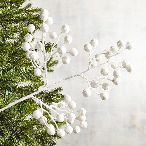 White Snow Balls Tree Pick | Pier 1 Imports