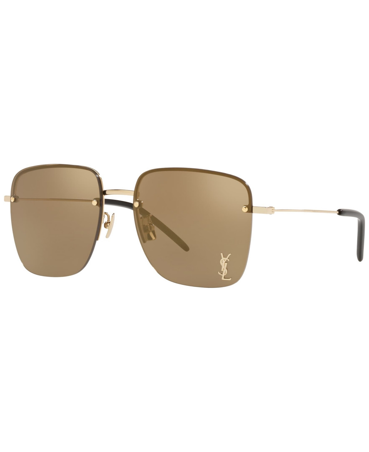 Saint Laurent Women's Mirror Sunglasses, Sl 312 M-006 - Gold Tone | Macy's