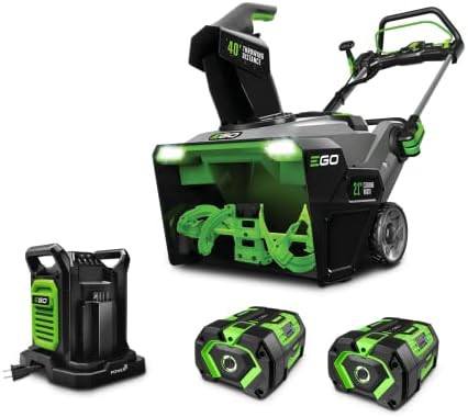 EGO Power+ SNT2114 Peak Power 21-Inch 56-Volt Cordless Snow Blower with Steel Auger Two 7.5Ah Bat... | Amazon (US)