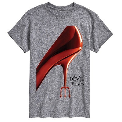 Men's The Devil Wears Prada Shoe Short Sleeve Graphic T-Shirt - Athletic Heather - Medium | Target