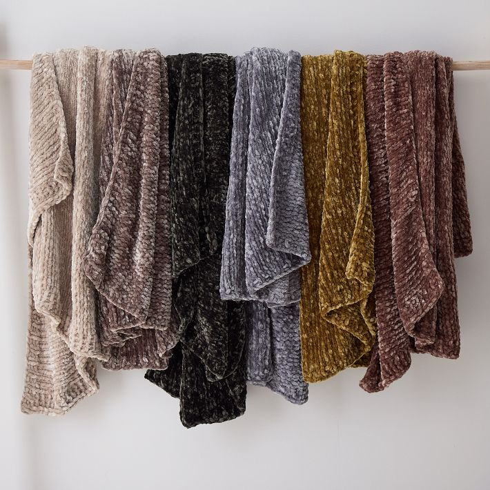 Chunky Luxury Chenille Throw | West Elm (US)