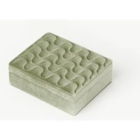 Velvet Jewellery Box | Sage Green | Missoma UK
