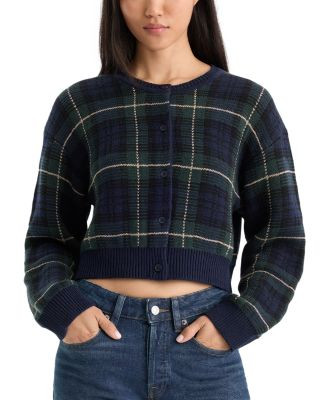 Good American The Jacquard Cardigan Sweater | Bloomingdale's (US)