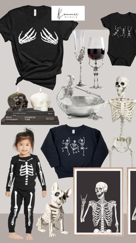 Scary, Spooky Skeletons 👻💀 I can’t get enough of all the trendy skeleton decor and apparel this Halloween. Moody and chic, I’m decorating my home and my closet! Skeleton Decor | Skeleton Apparel | Skeleton Clothing | Skull Decor | Halloween Decor | Halloween Shirt

#LTKSeasonal #LTKhome #LTKHalloween
