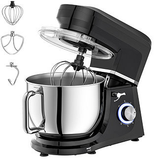SUGIFT 7.5 Qt Tilt-Head Stand Mixer 6 Speed with Egg Whisk, Dough Hook & Flat Beater - Macy's | Macy's