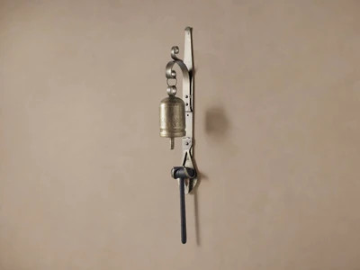 Wall Mount Antique Brass Dinner Bell | Arhaus