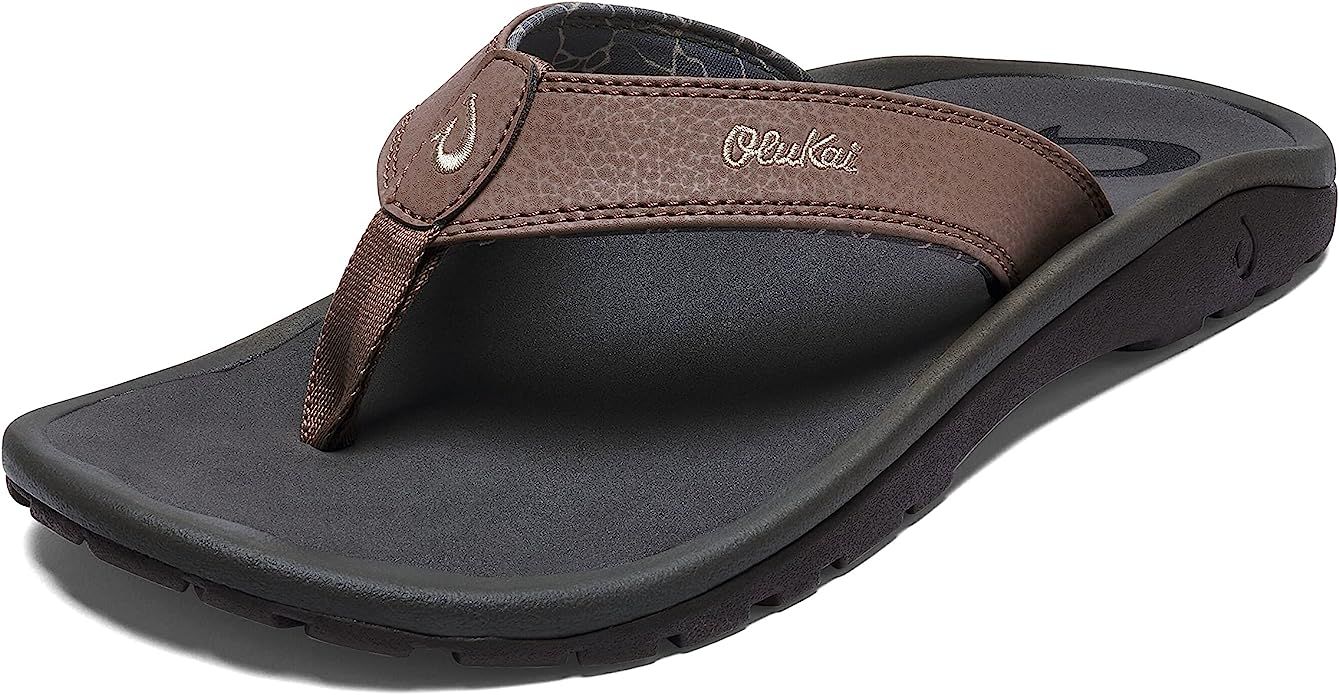 OluKai Ohana Men's Beach Sandals, Quick-Dry Flip-Flop Slides, Water Resistant & Lightweight, Comp... | Amazon (US)