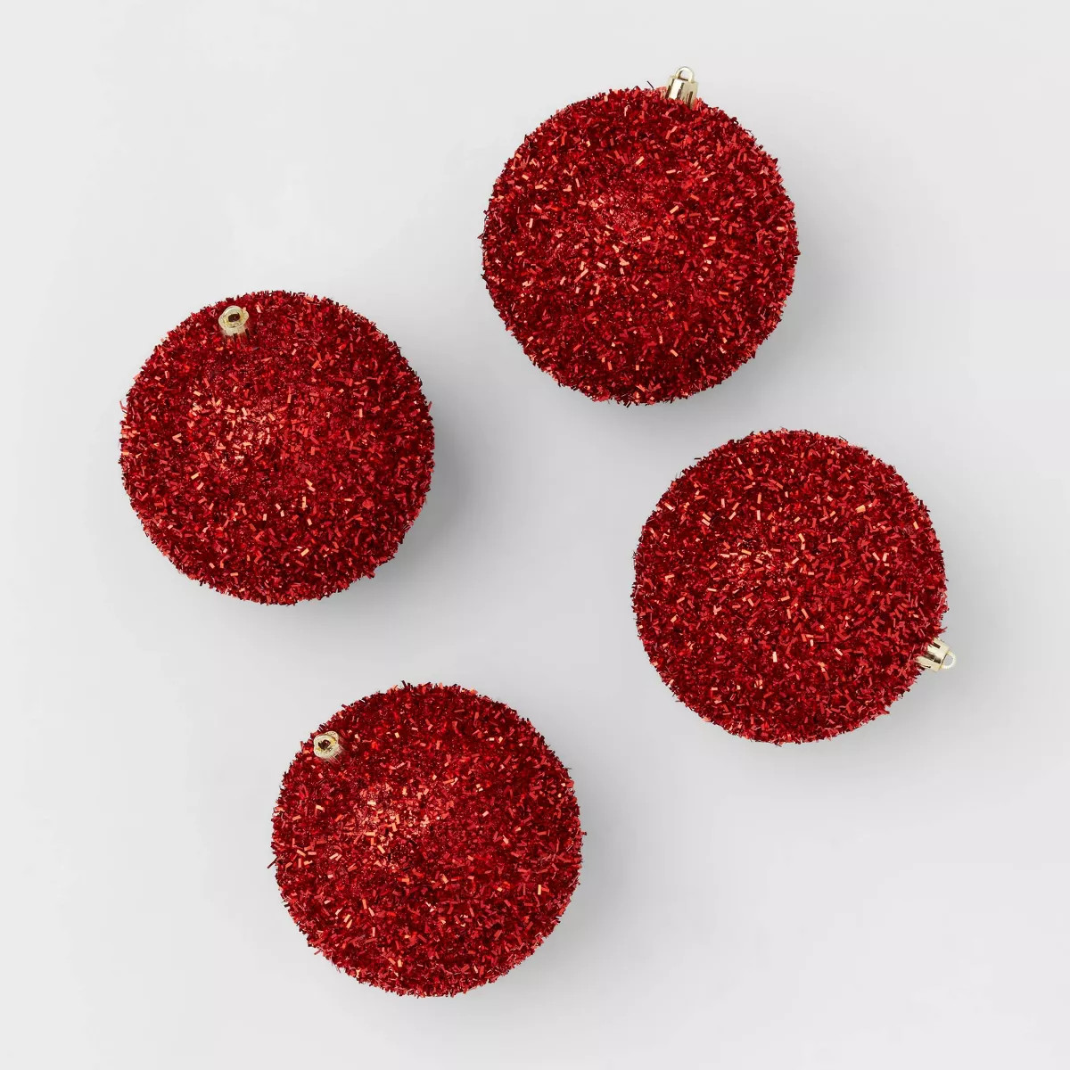 9pc Tinsel Ball Christmas Tree Ornament Set - Wondershop™ | Target