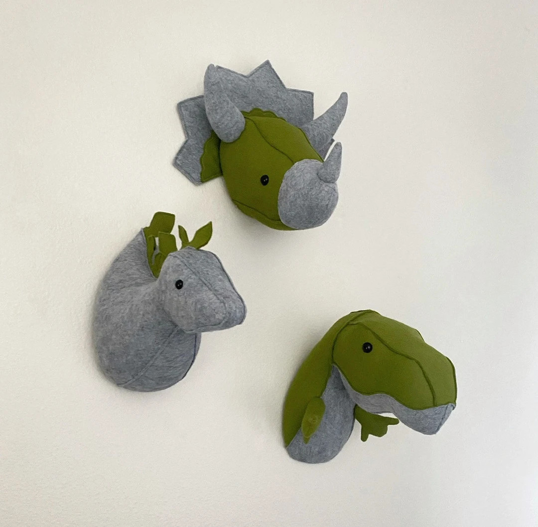 Dinosaur Bundle, Cute Dinosaur Bundle, Triceratops Wall, Triceratops Nursery Decor, Triceratops D... | Etsy (US)
