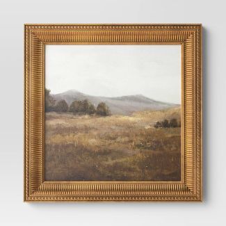 12&#34; x 12&#34; Prairie Land Framed Canvas Board - Threshold&#8482; | Target