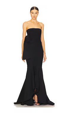Michael Costello x REVOLVE Anyssa Gown in Black from Revolve.com | Revolve Clothing (Global)