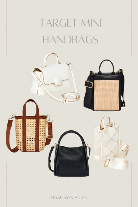 Woven handbags 
Mini handbags


#LTKfindsunder50 #LTKitbag #LTKsalealert