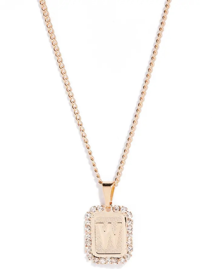 Bracha Royal Initial Card Necklace | Nordstrom | Nordstrom