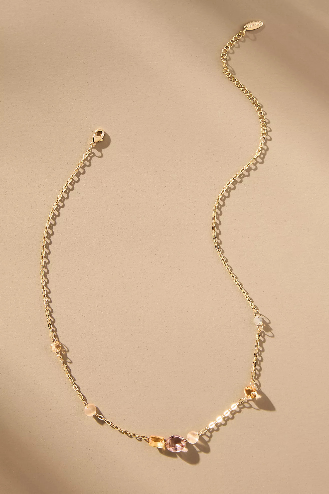 Spaced Crystals Necklace | Anthropologie (US)