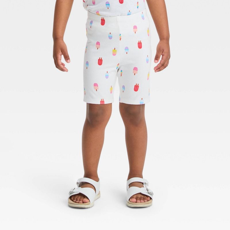 Toddler Girls' Popsicle Shorts - Cat & Jack™ Cream | Target