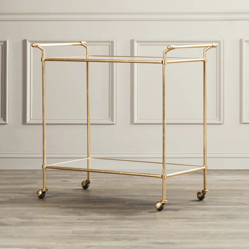 Oxendine Metal Bar Cart | Wayfair North America