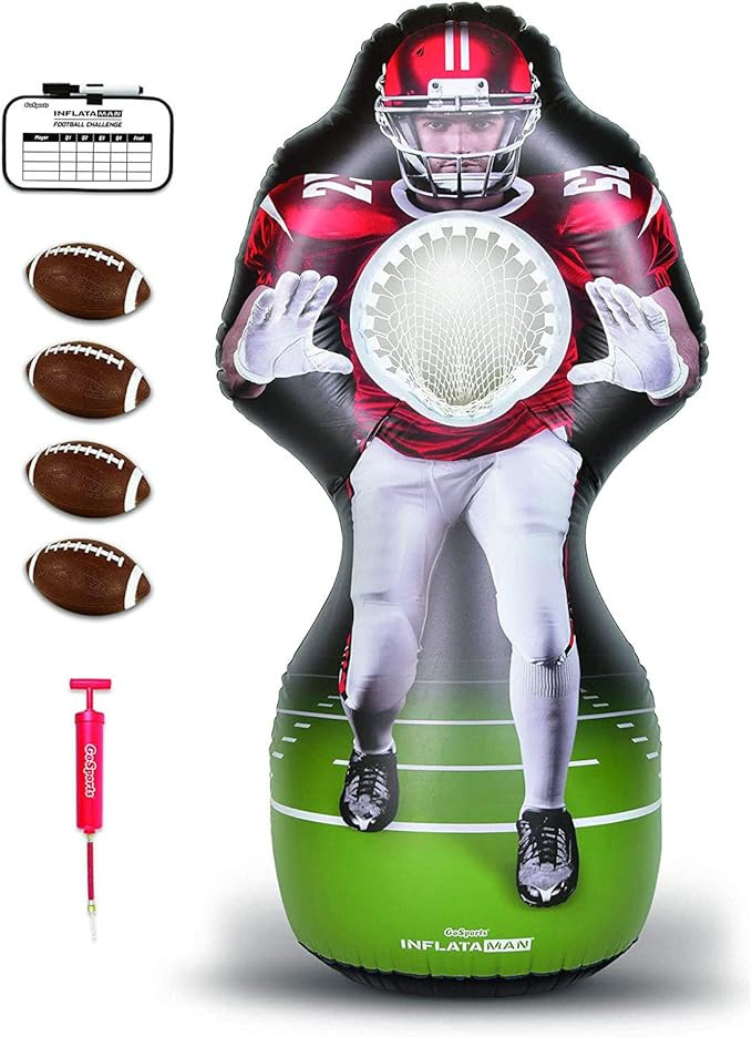 GoSports Inflataman Football Challenge - Inflatable Receiver Touchdown Toss Game | Amazon (US)