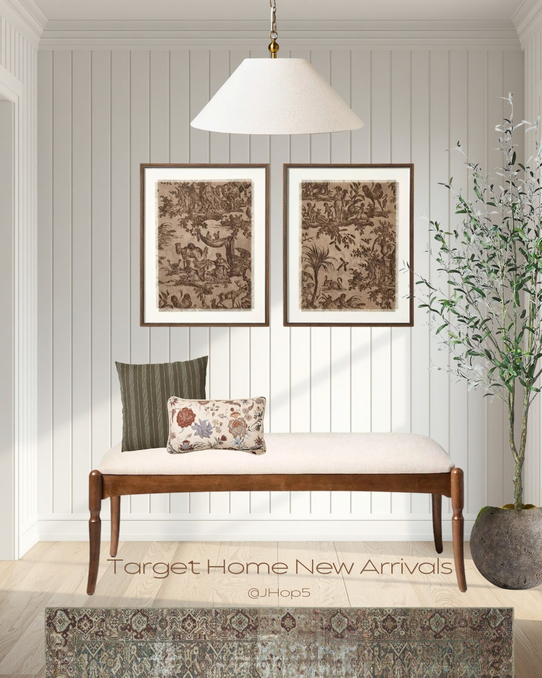 Create a warm, welcoming first impression with this styled entryway featuring the newest Studio McGee fall arrivals. From the timeless bench to the textured throw pillows and curated artwork, this look brings effortless designer style to your home.#EntrywayDecor #StudioMcGee #TargetStyle #HomeInspo

#LTKHome #LTKSeasonal