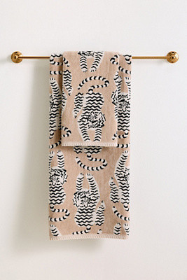 Isa Tiger Cotton Towel Collection | Anthropologie (US)