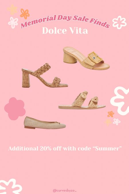 Sale Dolce Vita Shoes with an additional 20% with code “summer"

#LTKFindsUnder100 #LTKShoeCrush #LTKStyleTip