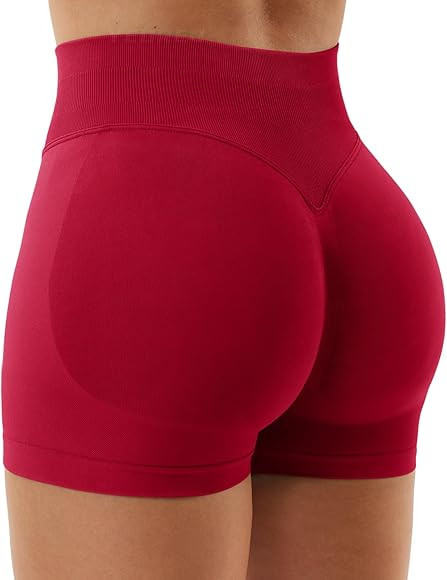 YEOREO Women Workout Gym Impact Shorts Hidden Scrunch Butt Lifting 3.6"/4.5"/6" Seamless Shorts | Amazon (US)