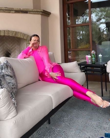 Barbie party outfit 💗🎀  Love my pink stirrup pants and bodysuit! 

#LTKstyletip #LTKFind #LTKSeasonal