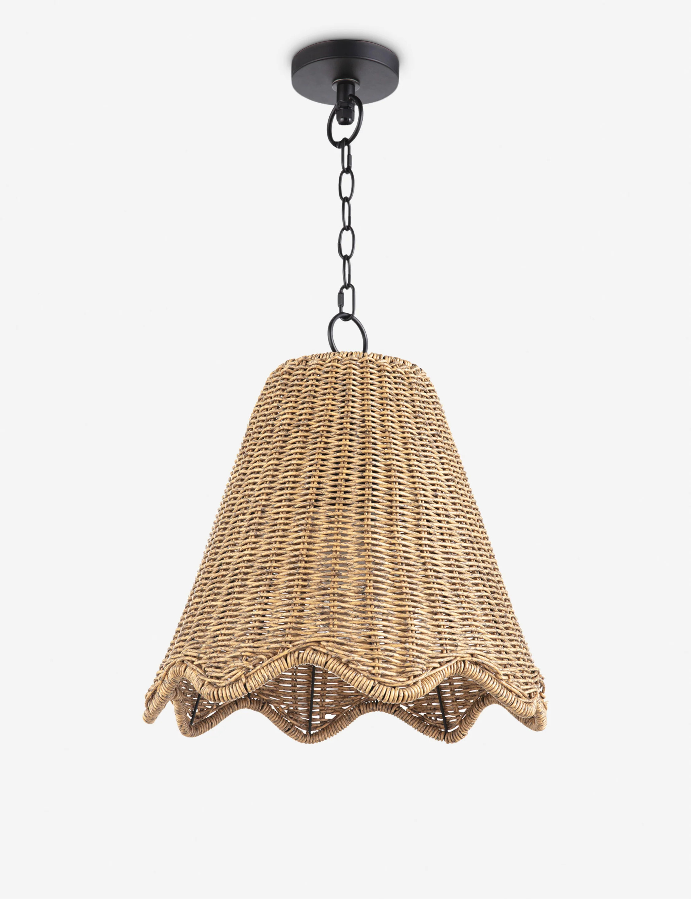 Summer Outdoor Pendant Light by Regina Andrew, Natural, 16"Dia | Lulu and Georgia 