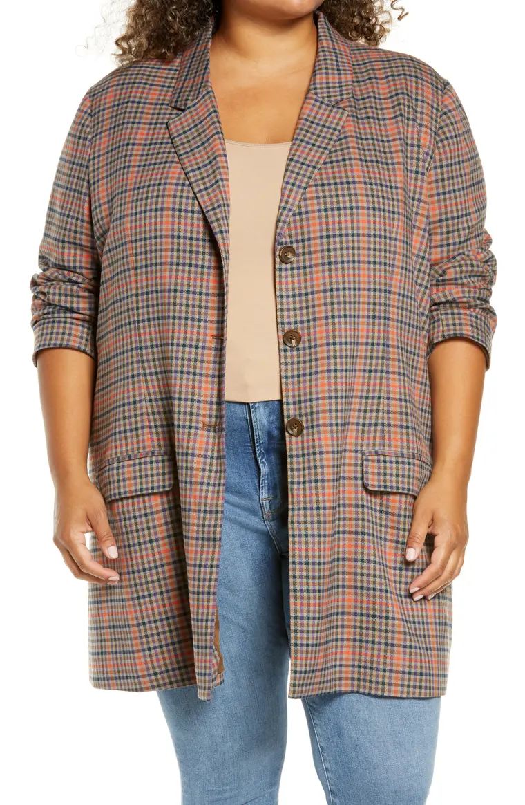 Plaid Boyfriend Blazer | Nordstrom