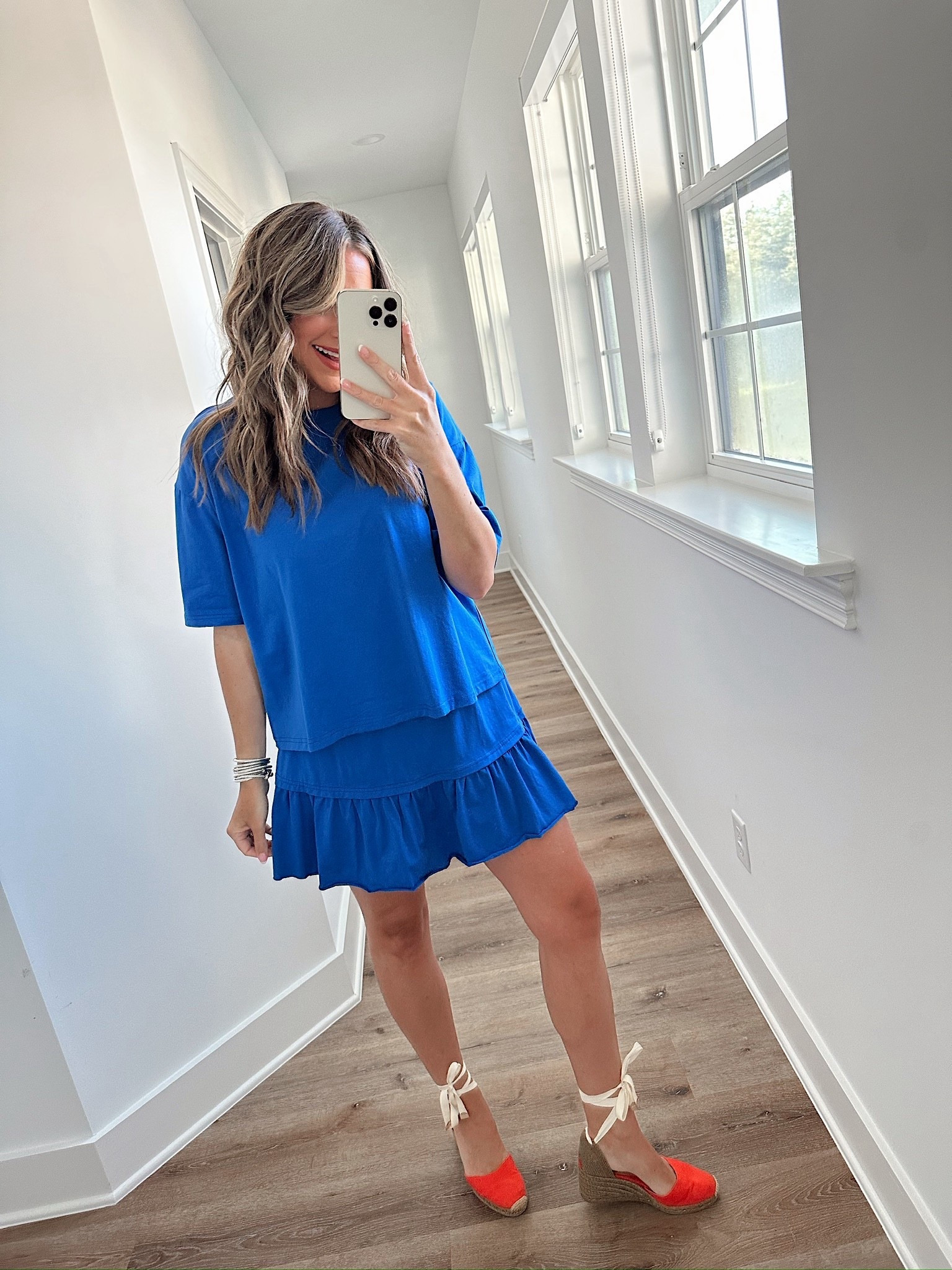 The perfect comfy look for the 4th of July. I love an athleisure look that you can elevate with a shoe change. This is the perfect outfit to pack for an easy vacation outfit! In a medium in both pieces.

Shop dandy, Amazon, athleisure, patriotic, summer outfit, vacation outfit

#LTKSummerEdit #LTKStyleTip #LTKFindsUnder50