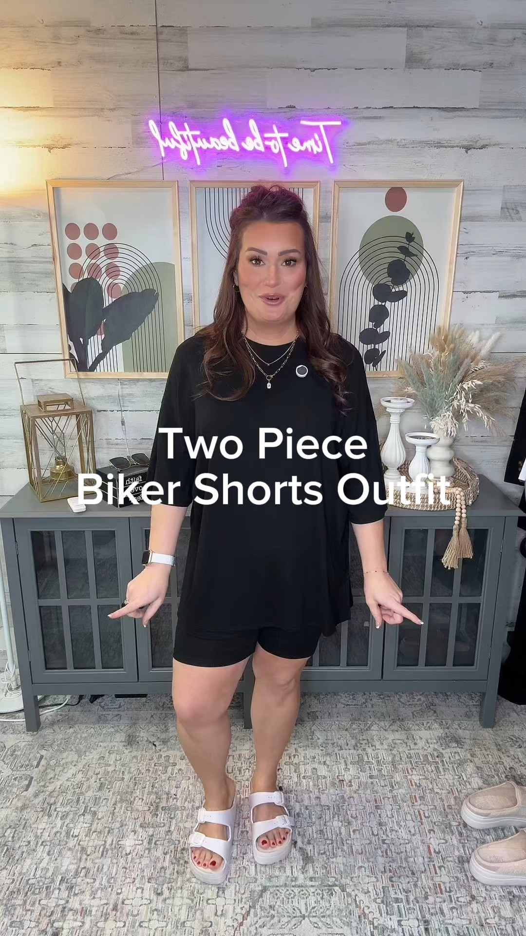 I want to wear this two piece biker shorts set on repeat all Summer long!! 

#LTKMidsize #LTKMostLoved #LTKStyleTip