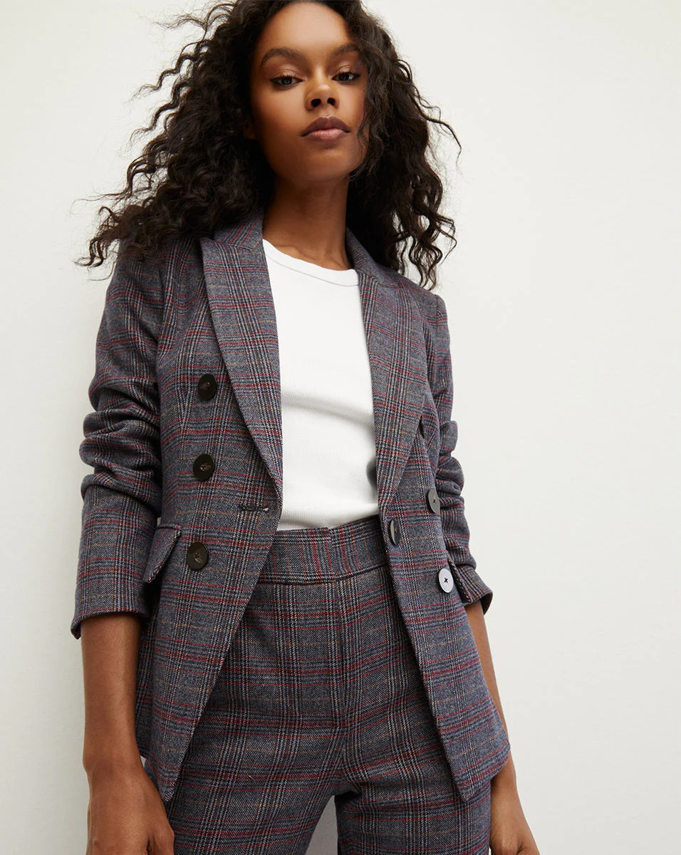 Lawrence Plaid Dickey Jacket | Veronica Beard