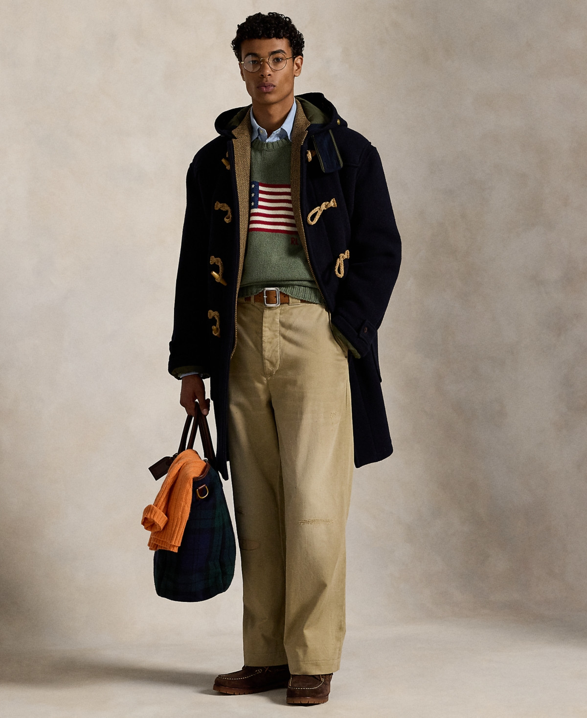 Polo Ralph Lauren Unisex The Iconic Flag Sweater - Camouflage Melange | Macy's