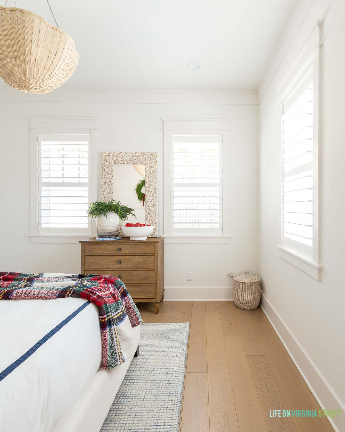 Holiday bedroom decor // Ralph Lauren style Christmas decor  

 #LTKSeasonal #LTKHome