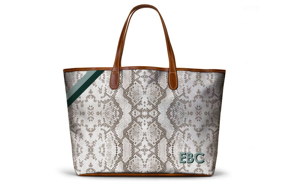 St. Anne Tote - Monogram Stripe | Barrington Gifts