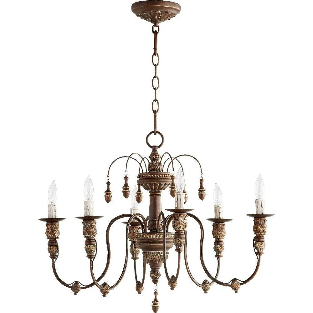 Transitional Six Light Chandelier-Vintage Copper Finish Bailey Street Home 183-Bel-3401089 | Walmart (US)
