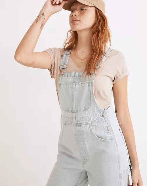 Denim Oversized Carpenter Overalls in Bretton Wash | Madewell