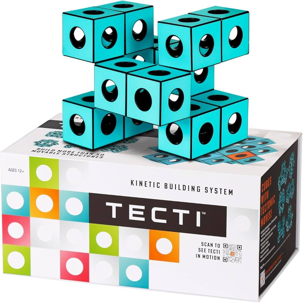 Kinetic Building System - Recyclable Cubes with Seismic Moves - Consists of 3-Dimensional Interco... | Amazon (US)