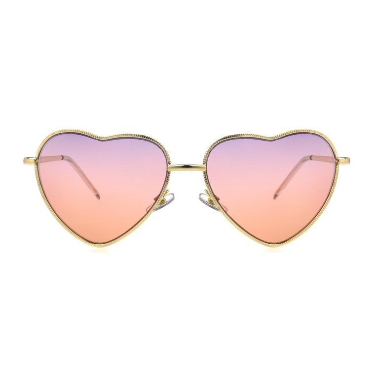 Sunsentials By Foster Grant Women's Round Gold Sunglasses | Walmart (US)