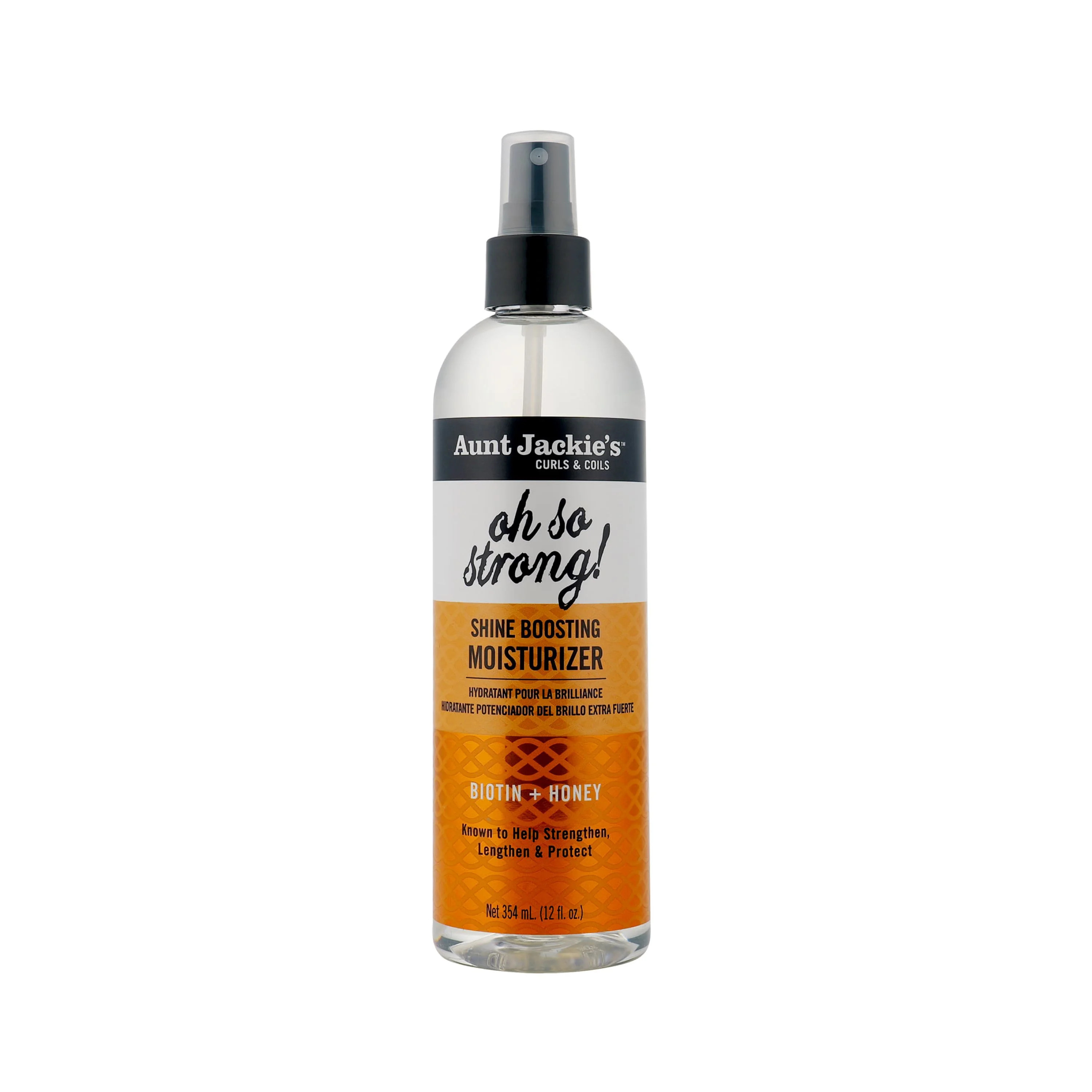 Aunt Jackie’s Braid + Twist Collection Oh So Strong Shine Boosting Moisturizer, 12 fl.oz. - Wal... | Walmart (US)