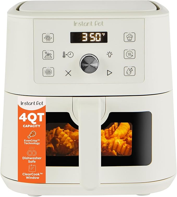 Instant Pot 4Qt VORTEX 6-in-1 Mini Air Fryer, Custom Program Options, Air Fry, Broil, Roast, Dehy... | Amazon (US)