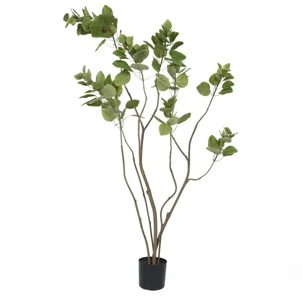 Vickerman 4' Artificial Green Potted Cotinus Coggygria Tree. - Walmart.com | Walmart (US)
