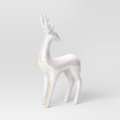 Ceramic Standing Deer Christmas Animal Figurine - Wondershop™ | Target